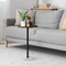 Small Spaces Pedestal Side Table for Sofa Couch Chair Patio